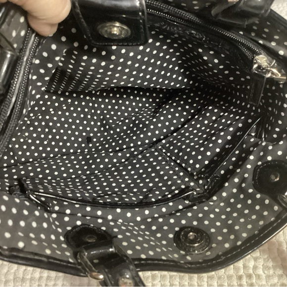 Lulu by Lulu Guinness It’s a Dog’s Life Red & Black Tote Bag - Picture 10 of 14